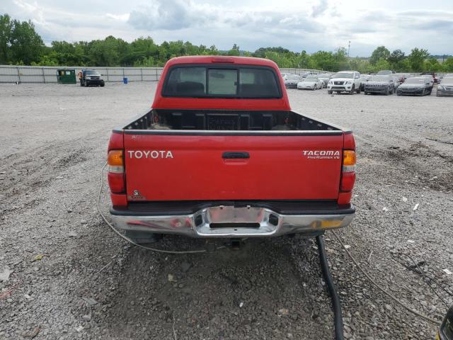 5TEGN92N34Z368577 - 2004 TOYOTA TACOMA DOUBLE CAB PRERUNNER RED photo 6