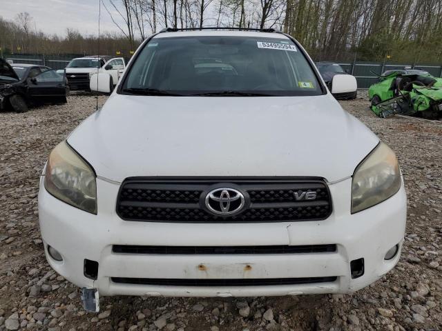 JTMBK32V576017557 - 2007 TOYOTA RAV4 SPORT WHITE photo 5