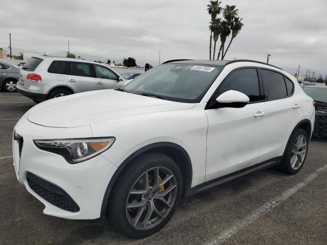 ZASFAKNN8J7C02155 - 2018 ALFA ROMEO STELVIO TI SPORT WHITE photo 1