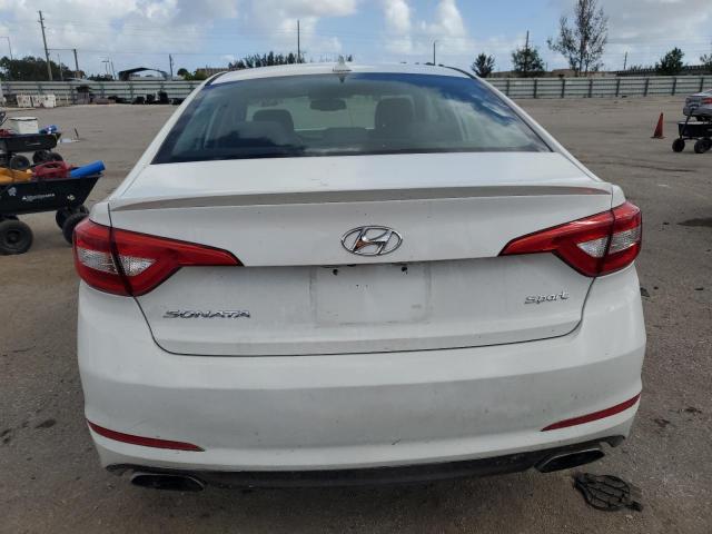 5NPE34AF4HH508400 - 2017 HYUNDAI SONATA SPORT WHITE photo 6