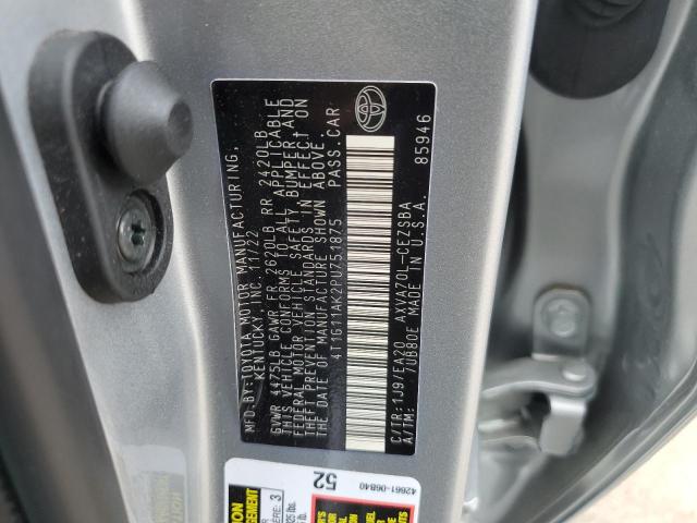 4T1G11AK2PU751875 - 2023 TOYOTA CAMRY SE NIGHT SHADE SILVER photo 12