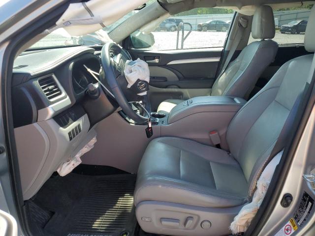 5TDJKRFH1GS304526 - 2016 TOYOTA HIGHLANDER XLE SILVER photo 7
