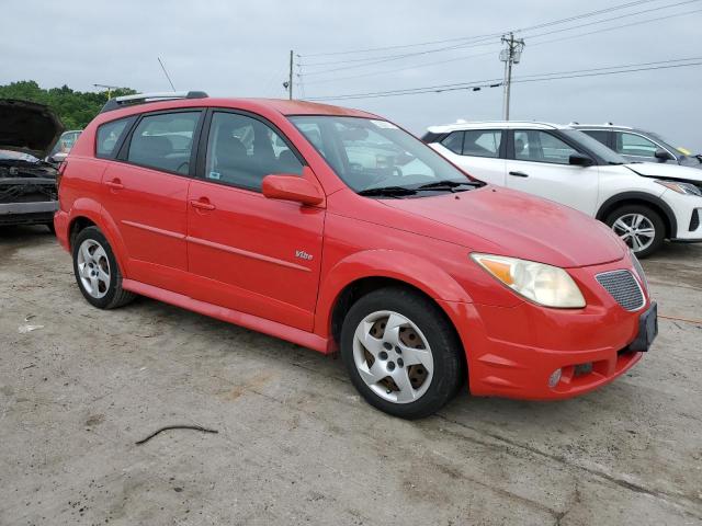 5Y2SL65886Z428338 - 2006 PONTIAC VIBE RED photo 4