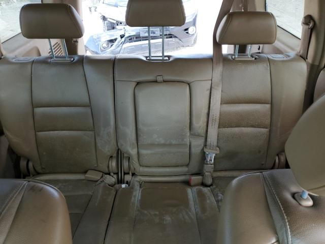 5FNYF28637B021457 - 2007 HONDA PILOT EXL WHITE photo 10