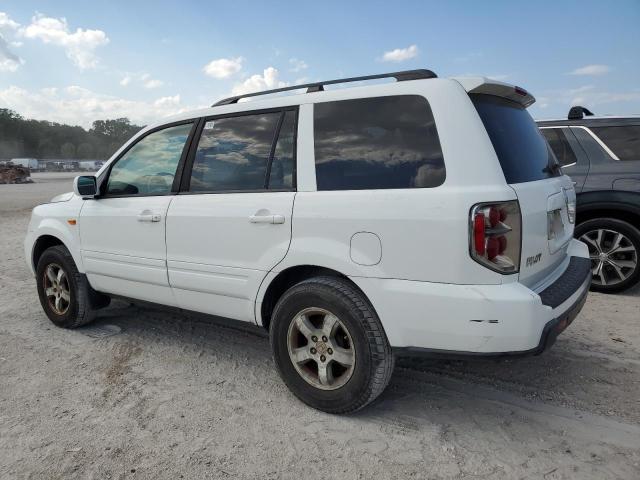 5FNYF28637B021457 - 2007 HONDA PILOT EXL WHITE photo 2