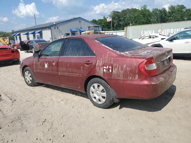 4T1BE32K03U227479 - 2003 TOYOTA CAMRY LE RED photo 2