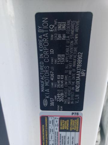 KNDJX3AAXJ7898902 - 2018 KIA SOUL ! WHITE photo 12