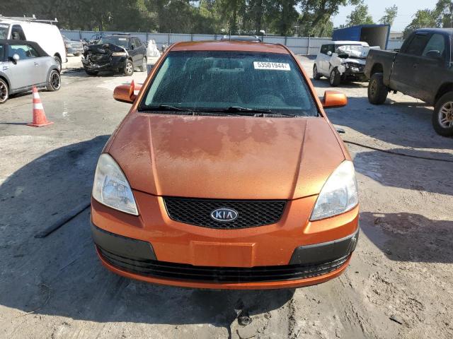 KNADE223996576103 - 2009 KIA RIO BASE ORANGE photo 5