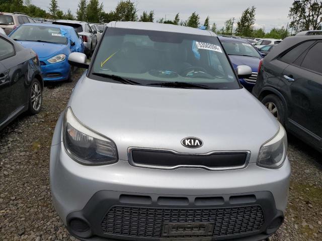 KNDJN2A20E7713349 - 2014 KIA SOUL SILVER photo 5