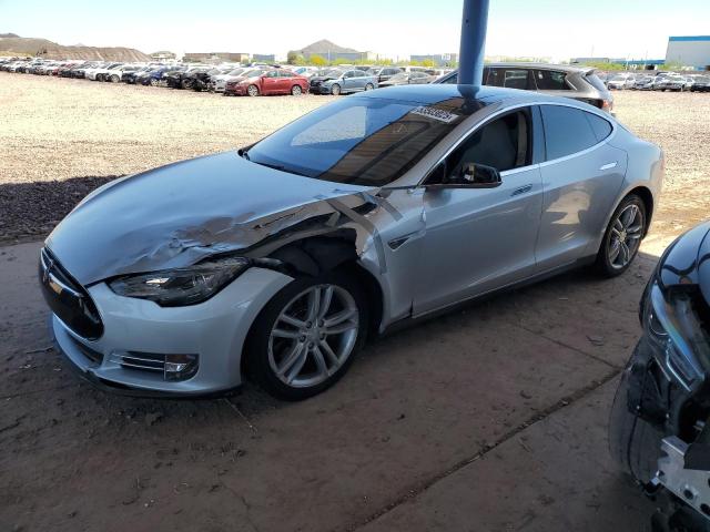 5YJSA1DP2CFP01454 - 2012 TESLA MODEL S SILVER photo 1