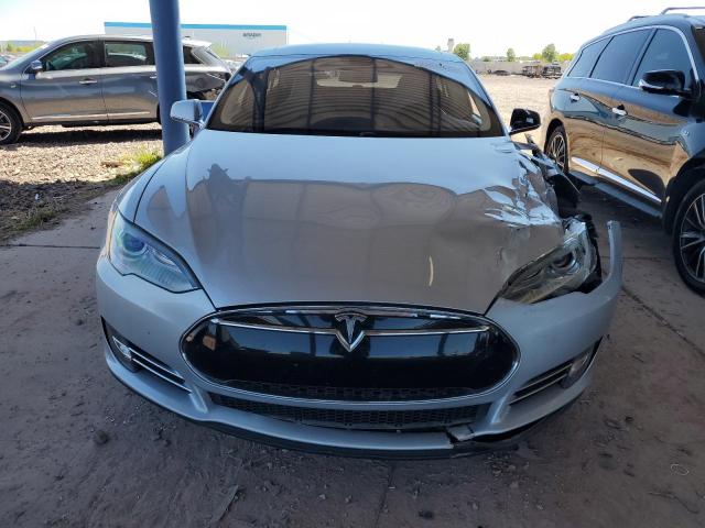 5YJSA1DP2CFP01454 - 2012 TESLA MODEL S SILVER photo 5