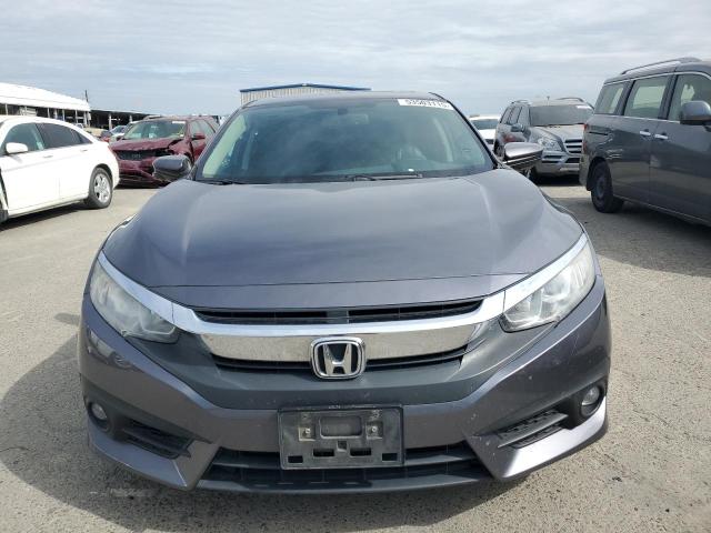 2HGFC1F75HH641679 - 2017 HONDA CIVIC EXL GRAY photo 5