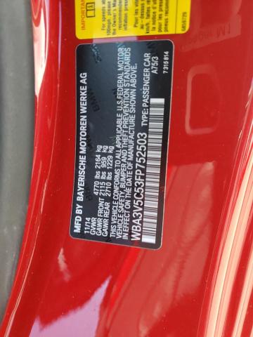 WBA3V5C53FP752503 - 2015 BMW 428 I RED photo 12