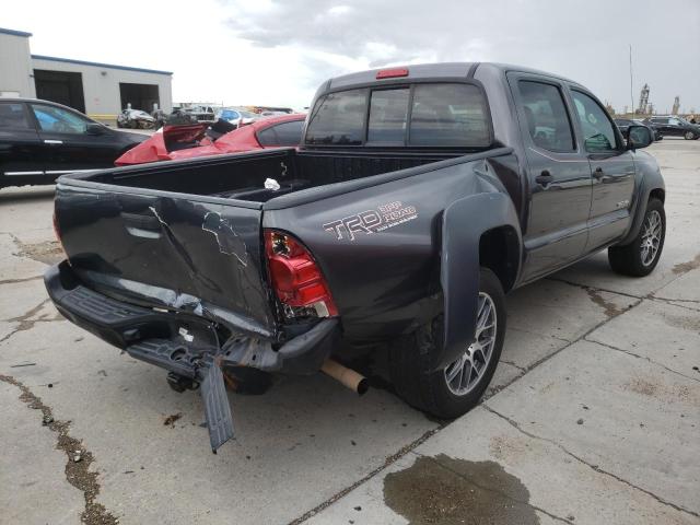 5TFJX4CN8EX041490 - 2014 TOYOTA TACOMA DOUBLE CAB 灰色 照片 4