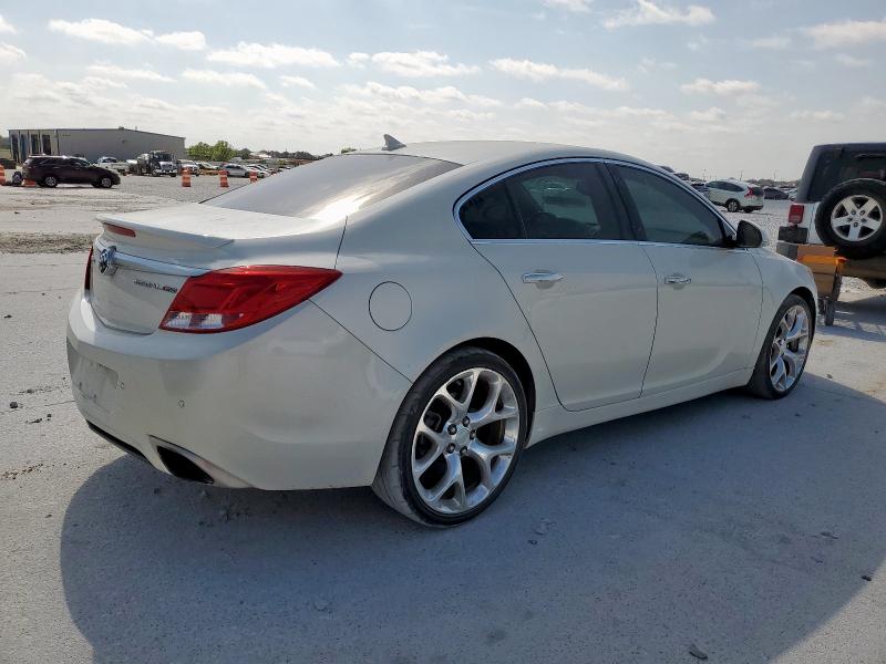 2G4GV5GV1C9104839 - 2012 BUICK REGAL GS WHITE photo 3