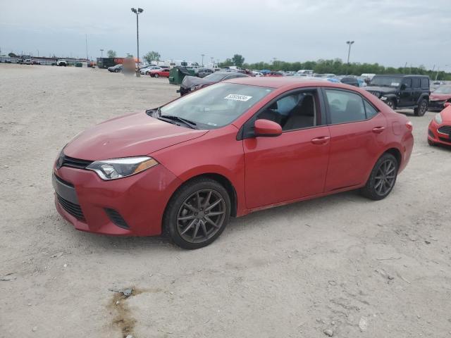 2T1BURHEXFC382456 - 2015 TOYOTA COROLLA L RED photo 1