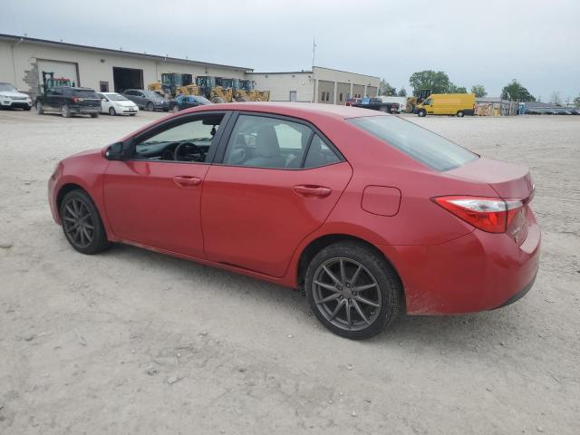 2T1BURHEXFC382456 - 2015 TOYOTA COROLLA L RED photo 2