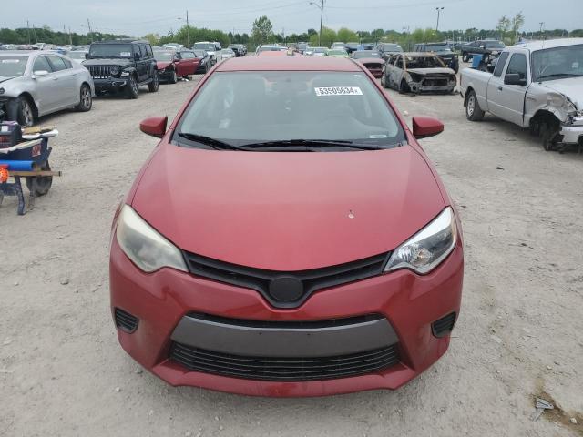 2T1BURHEXFC382456 - 2015 TOYOTA COROLLA L RED photo 5