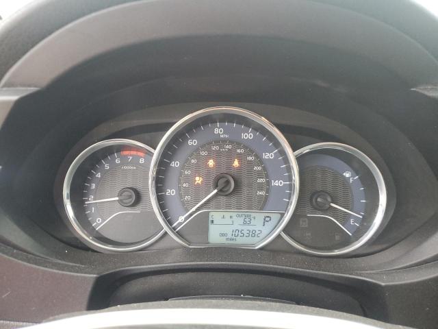 2T1BURHEXFC382456 - 2015 TOYOTA COROLLA L RED photo 9