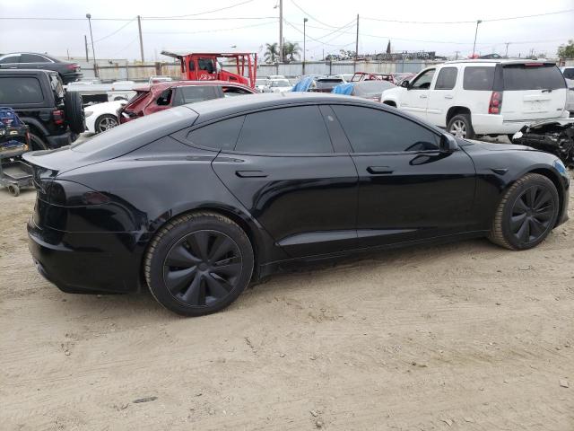 5YJSA1E62NF459967 - 2022 TESLA MODEL S BLACK photo 3