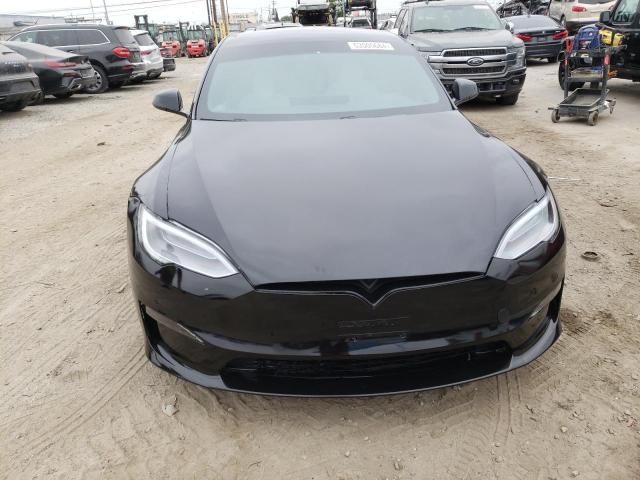 5YJSA1E62NF459967 - 2022 TESLA MODEL S შავი ფოტო 5