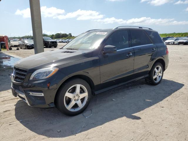 4JGDA5HB3FA574379 - 2015 MERCEDES-BENZ ML 350 4MATIC BLACK photo 1