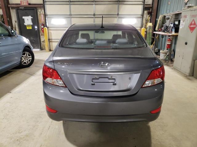 KMHCT4AE7DU541305 - 2013 HYUNDAI ACCENT GLS GRAY photo 6