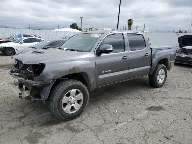 5TFJU4GN7FX082987 - 2015 TOYOTA TACOMA DOUBLE CAB PRERUNNER GRAY photo 1