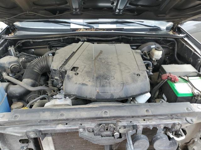 5TFJU4GN7FX082987 - 2015 TOYOTA TACOMA DOUBLE CAB PRERUNNER GRAY photo 11