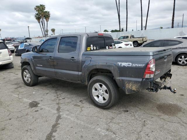 5TFJU4GN7FX082987 - 2015 TOYOTA TACOMA DOUBLE CAB PRERUNNER GRAY photo 2