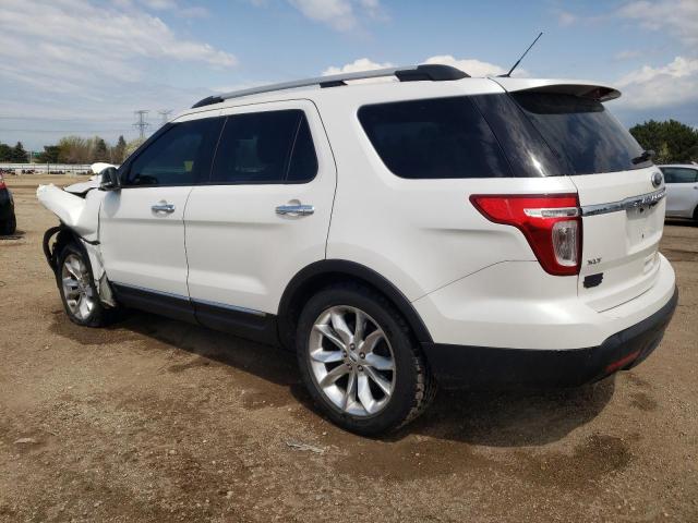 1FM5K7D80EGA68236 - 2014 FORD EXPLORER XLT WHITE photo 2
