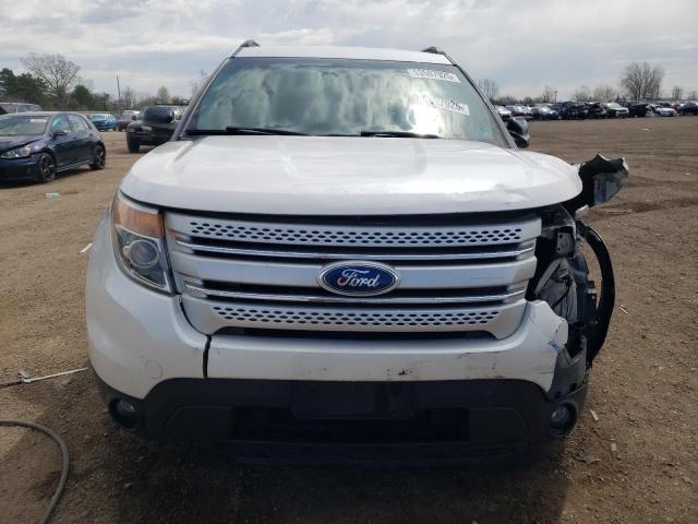 1FM5K7D80EGA68236 - 2014 FORD EXPLORER XLT WHITE photo 5