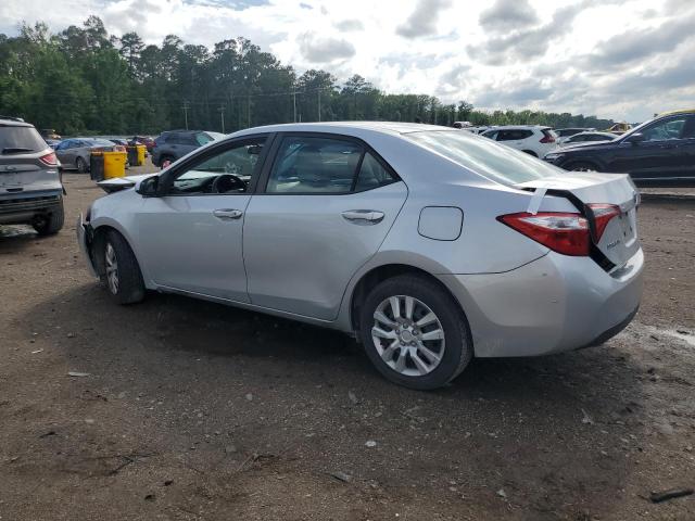 5YFBURHE2FP305158 - 2015 TOYOTA COROLLA L SILVER photo 2