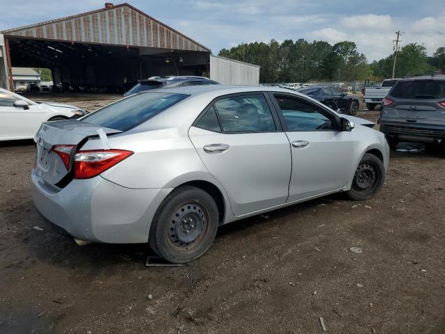 5YFBURHE2FP305158 - 2015 TOYOTA COROLLA L SILVER photo 3