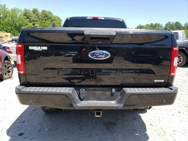 1FTEX1EPXJFA53316 - 2018 FORD F150 SUPER CAB BLACK photo 6