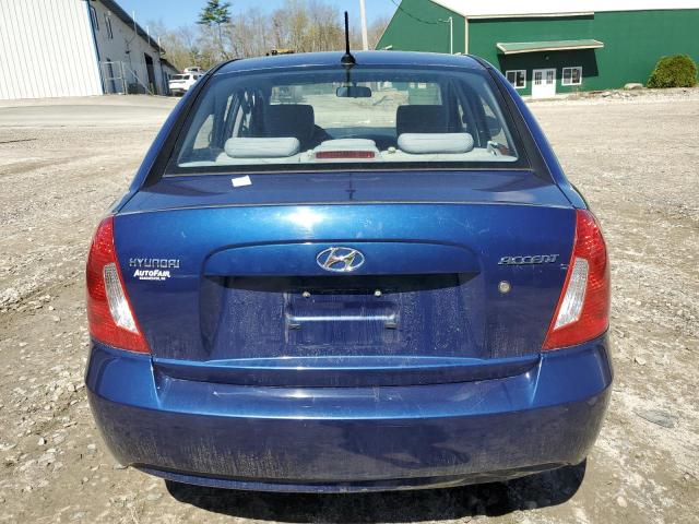 KMHCN4AC8BU602621 - 2011 HYUNDAI ACCENT GLS BLUE photo 6