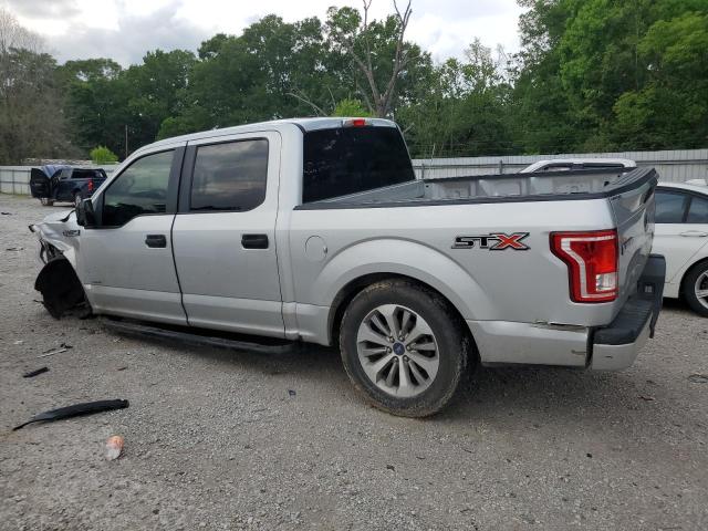 1FTEW1CP7HKE13553 - 2017 FORD F150 SUPERCREW SILVER photo 2