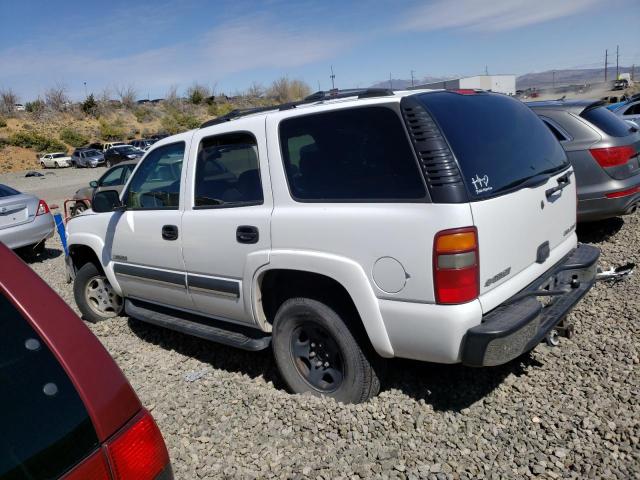 1GNEK13TX3J320606 - 2003 CHEVROLET TAHOE K1500 WHITE photo 2