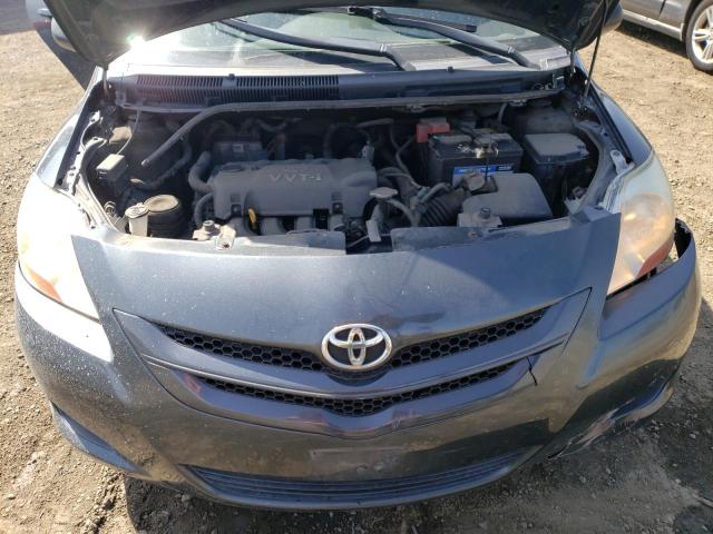 JTDBT923981267669 - 2008 TOYOTA YARIS GRAY photo 11