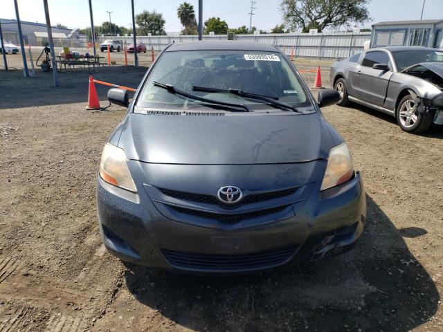 JTDBT923981267669 - 2008 TOYOTA YARIS GRAY photo 5