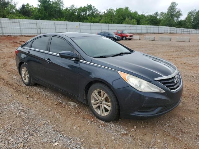 5NPEB4ACXCH491538 - 2012 HYUNDAI SONATA GLS BLUE photo 4