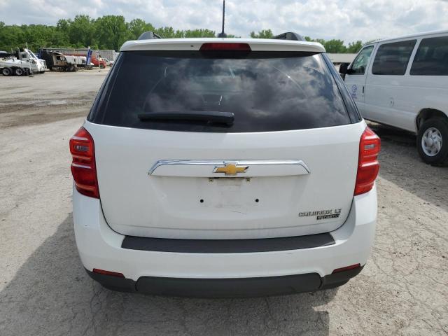 2GNALCEKXG1158228 - 2016 CHEVROLET EQUINOX LT WHITE photo 6