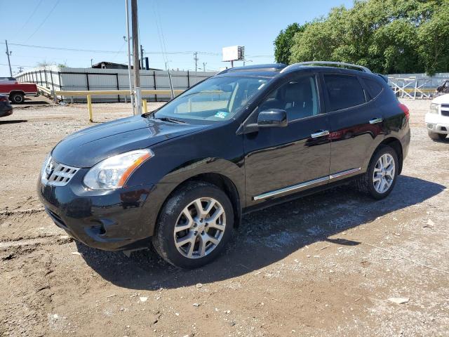 JN8AS5MVXBW278376 - 2011 NISSAN ROGUE S BLACK photo 1