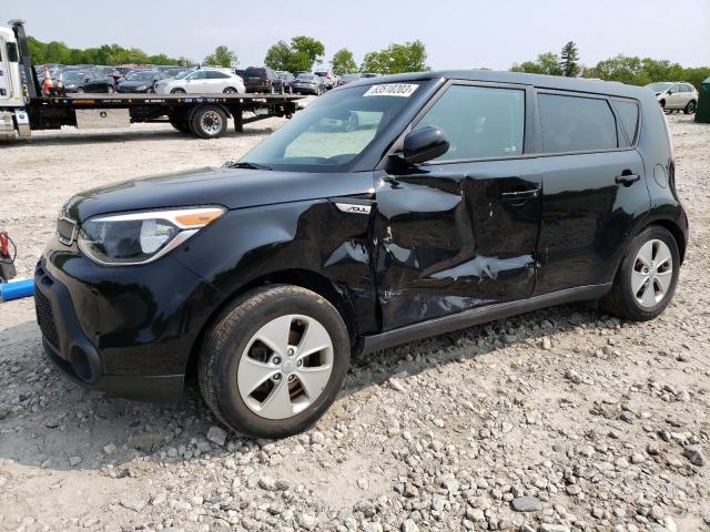 KNDJN2A26F7795735 - 2015 KIA SOUL BLACK photo 1