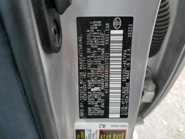 4T1BK3DBXBU407623 - 2011 TOYOTA AVALON BASE 银色 照片 13