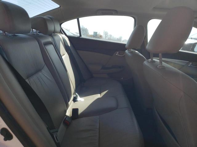 19XFB2F99DE078859 - 2013 HONDA CIVIC EXL WHITE photo 10