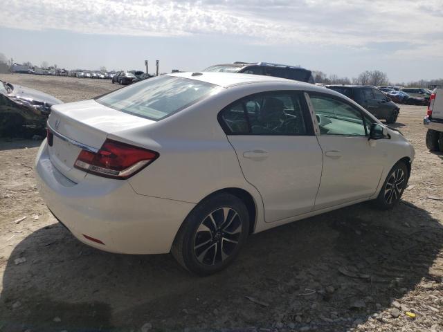 19XFB2F99DE078859 - 2013 HONDA CIVIC EXL WHITE photo 3