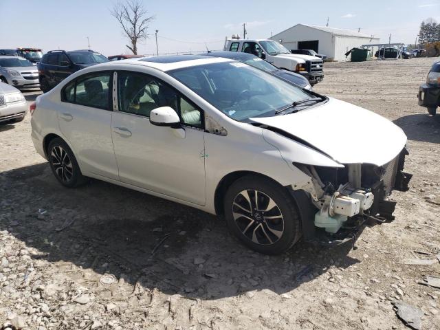 19XFB2F99DE078859 - 2013 HONDA CIVIC EXL WHITE photo 4