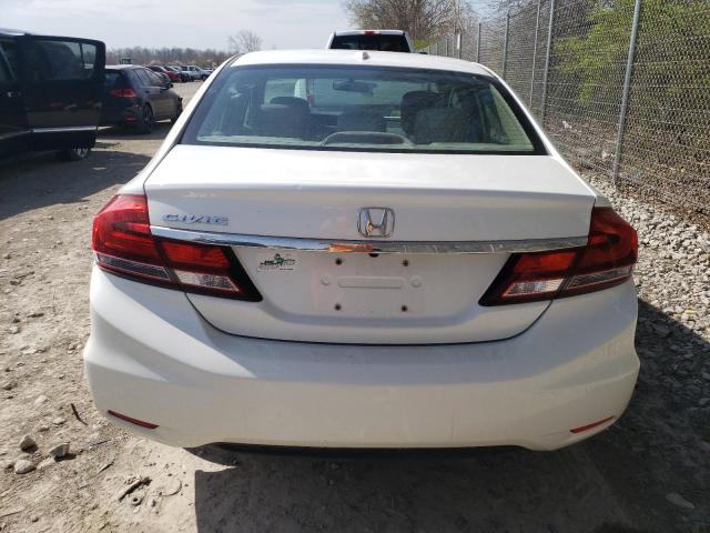 19XFB2F99DE078859 - 2013 HONDA CIVIC EXL WHITE photo 6