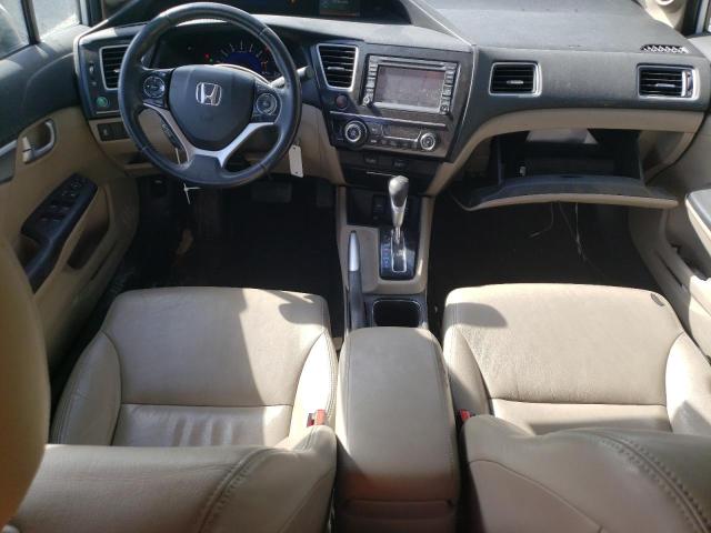 19XFB2F99DE078859 - 2013 HONDA CIVIC EXL WHITE photo 8